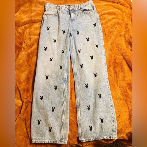 PLAYBOY High Rise Wide Leg Jeans - Picture 8 of 8